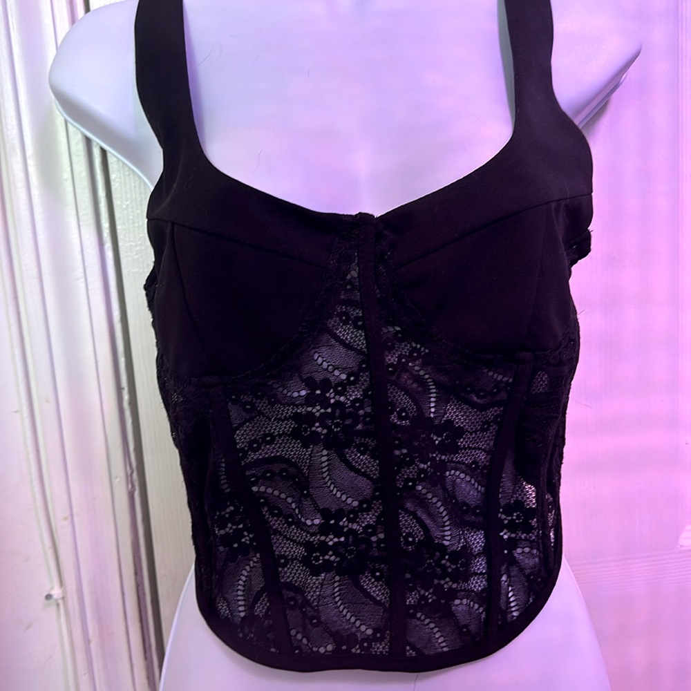 Black corset top